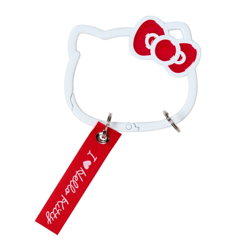 I Love Hello Kitty Red Carabiner Keyring