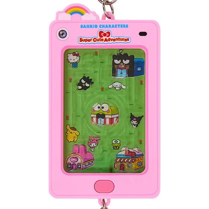 Sanrio Characters Mix Maze Phone Shaped Charm (Pink)