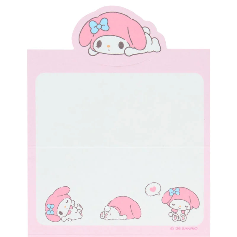 My Melody Pose Message Memo Pad