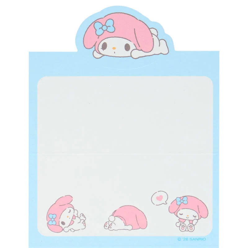 My Melody Pose Message Memo Pad