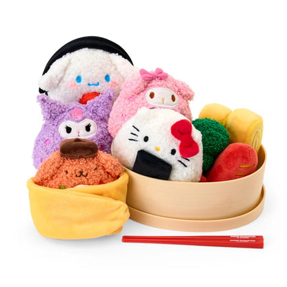 Sanrio Characters Mix Lunch Box Plush Toy Set