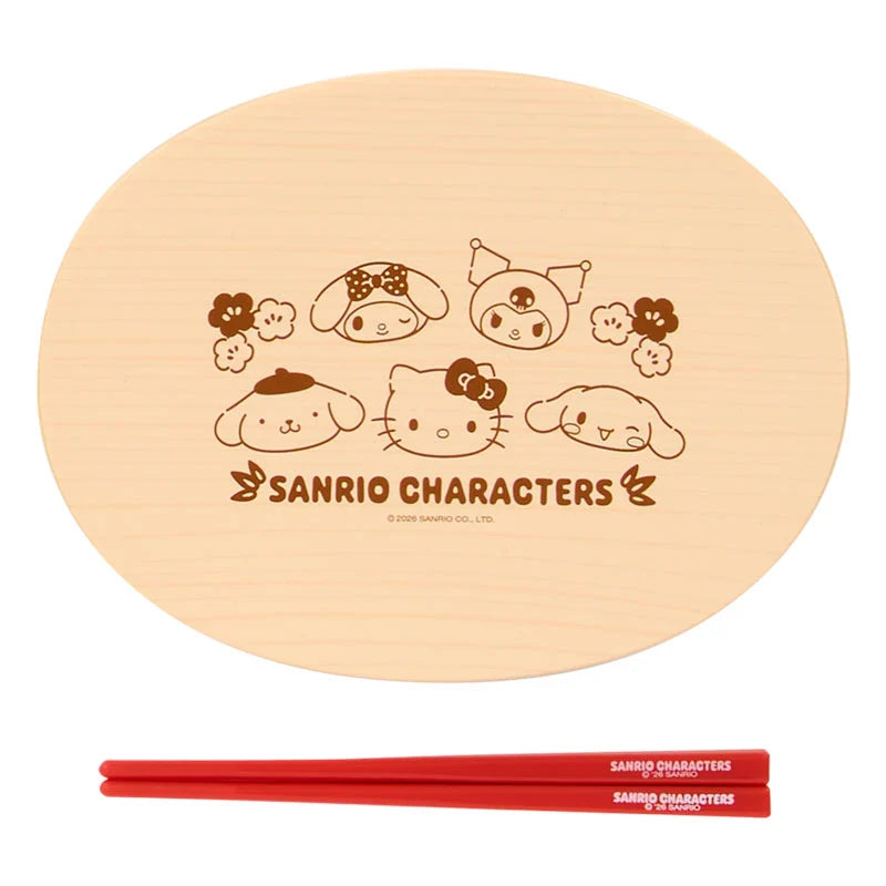 Sanrio Characters Mix Lunch Box Plush Toy Set