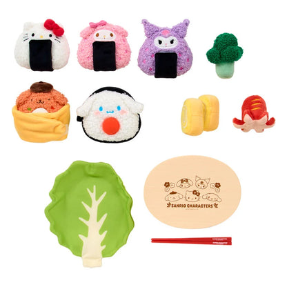 Sanrio Characters Mix Lunch Box Plush Toy Set