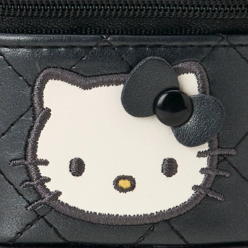 Hello Kitty Black Quilt Mini Accessory Case