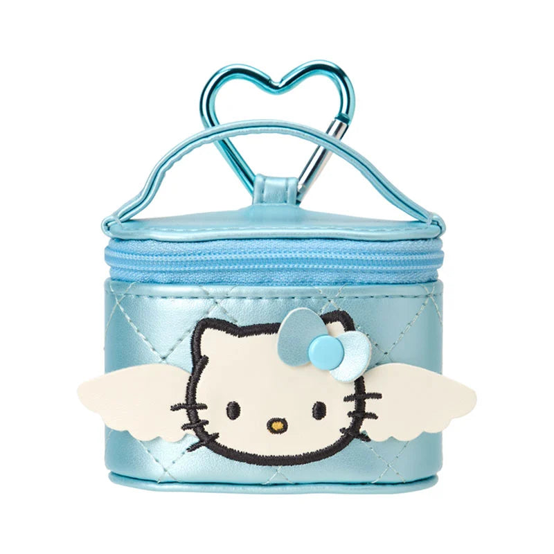 Hello Kitty Dream Angel Blue Quilted Mini Accessory Case