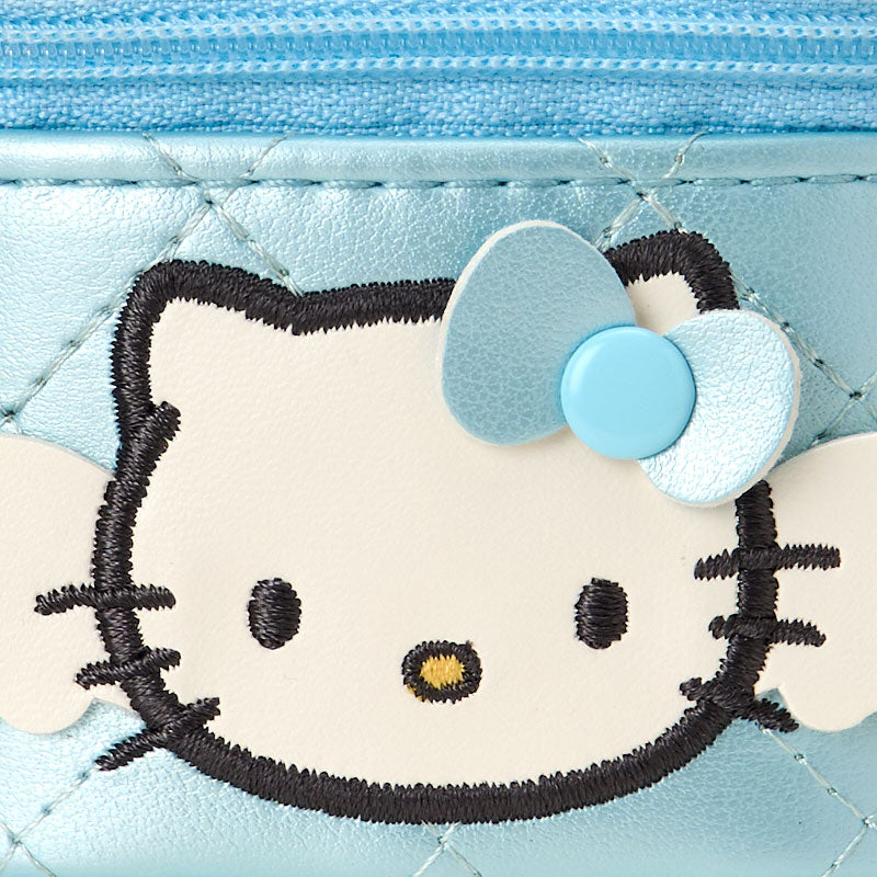 Hello Kitty Dream Angel Blue Quilted Mini Accessory Case