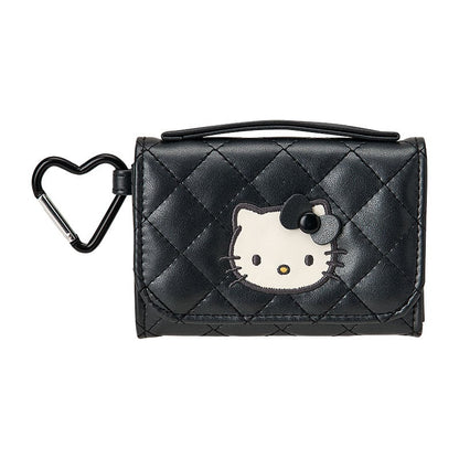 Hello Kitty Black Quilt Coin Purse
