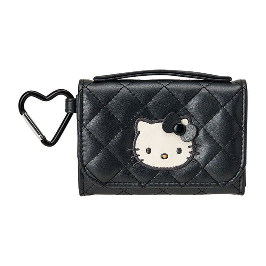 Hello Kitty Black Quilt Coin Purse