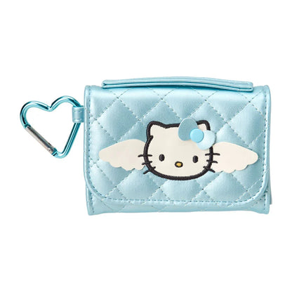 Hello Kitty Dream Angel Blue Quilted Coin Purse