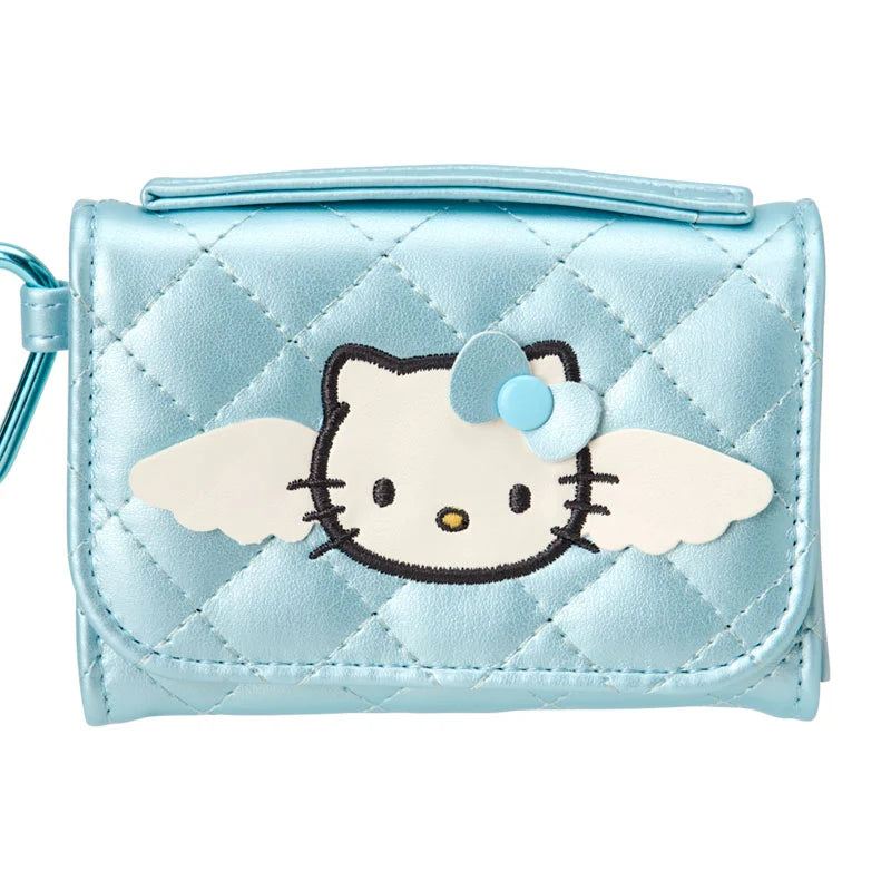 Hello Kitty Dream Angel Blue Quilted Coin Purse