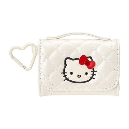 Hello Kitty White Quilt Coin Purse