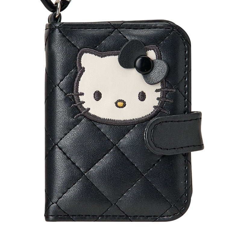 Hello Kitty Black Quilt Handy Mirror
