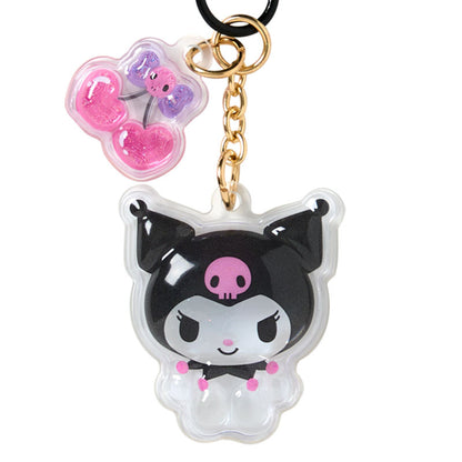 Kuromi Smile Acrylic Keyring Pair