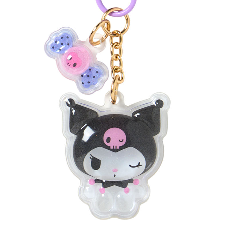 Kuromi Smile Acrylic Keyring Pair