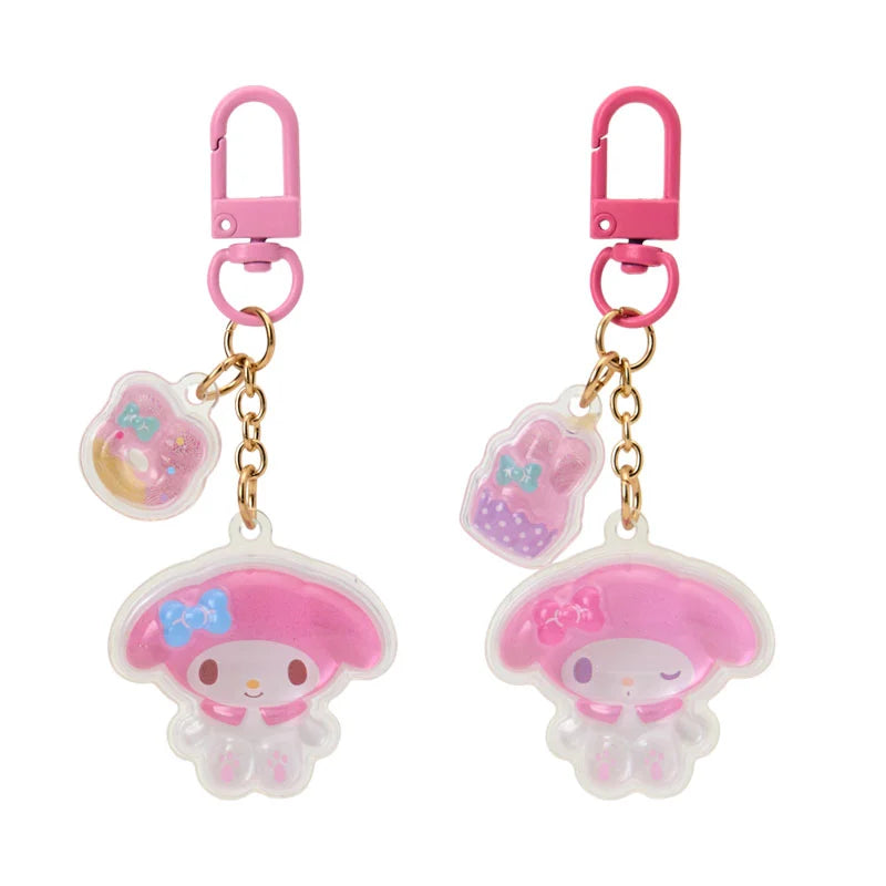 My Melody Smile Acrylic Keyring Pair