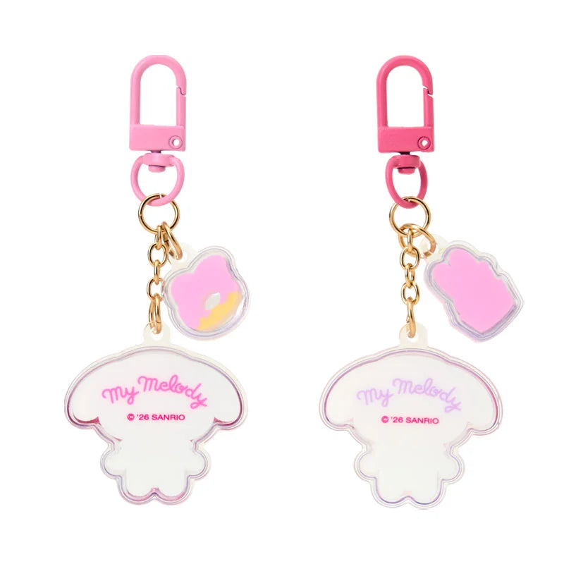 My Melody Smile Acrylic Keyring Pair