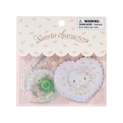 Sanrio Characters Floral & Clovers Sticker Pack
