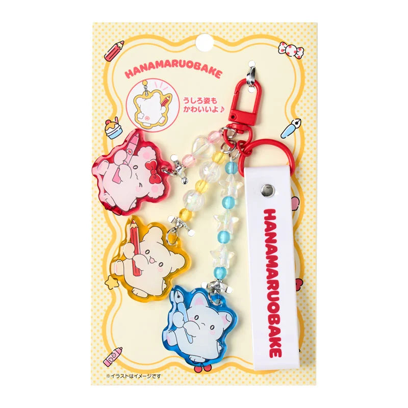 Hanamaruobake Friends Acrylic Keyring