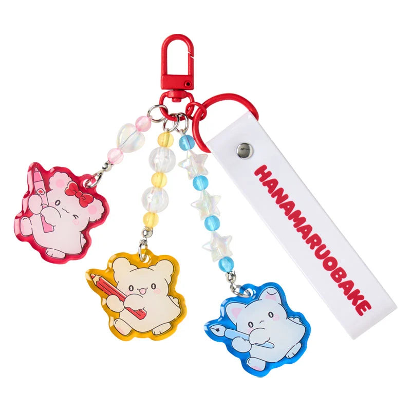 Hanamaruobake Friends Acrylic Keyring