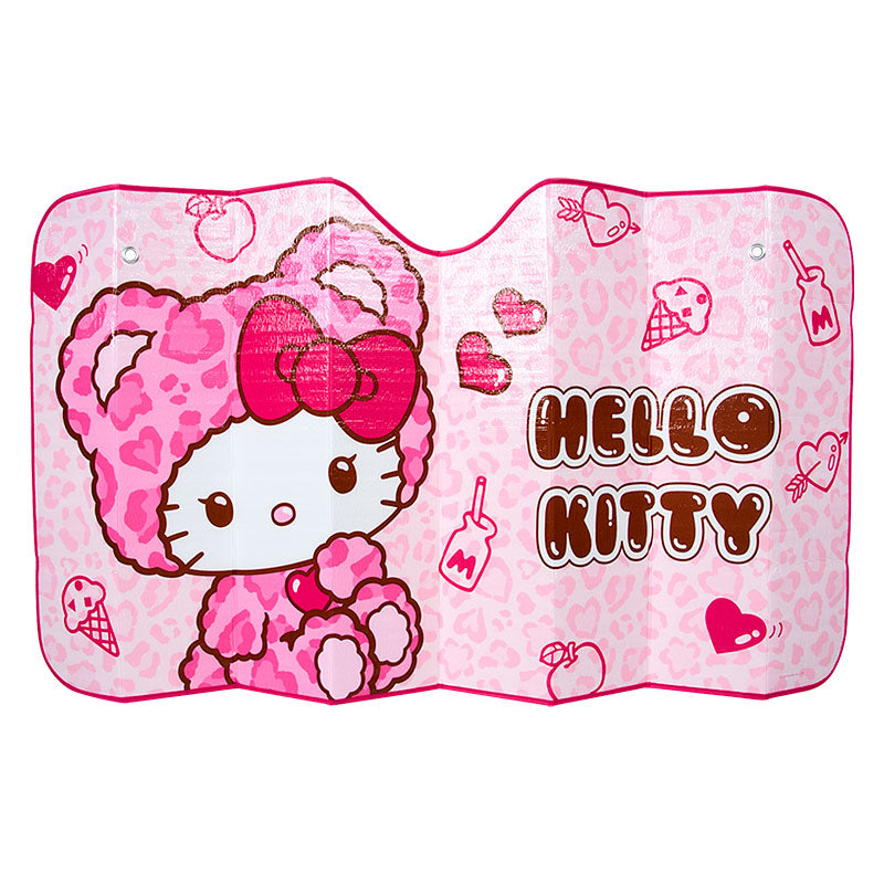 Hello Kitty Leopard Car Sunshade