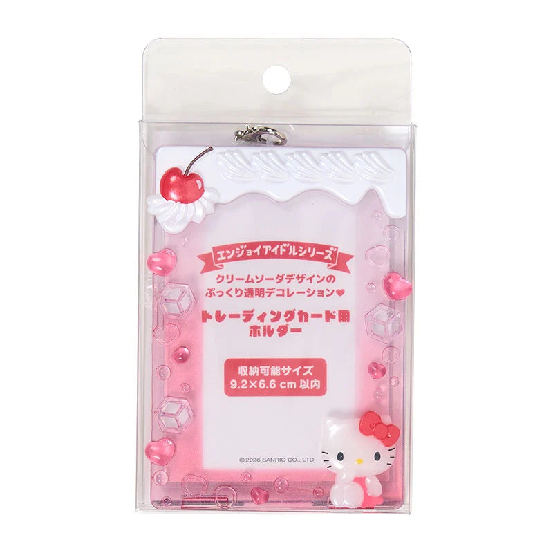 Hello Kitty Cream Soda Enjoy Idol ID Trading Card Holder