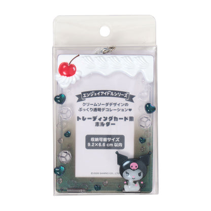 Kuromi Cream Soda Enjoy Idol ID Trading Card Holder