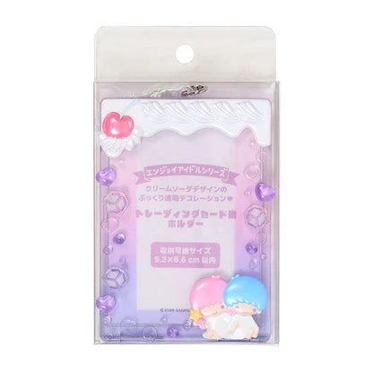 Little Twin Stars Cream Soda Enjoy Idol ID Trading Card Holder