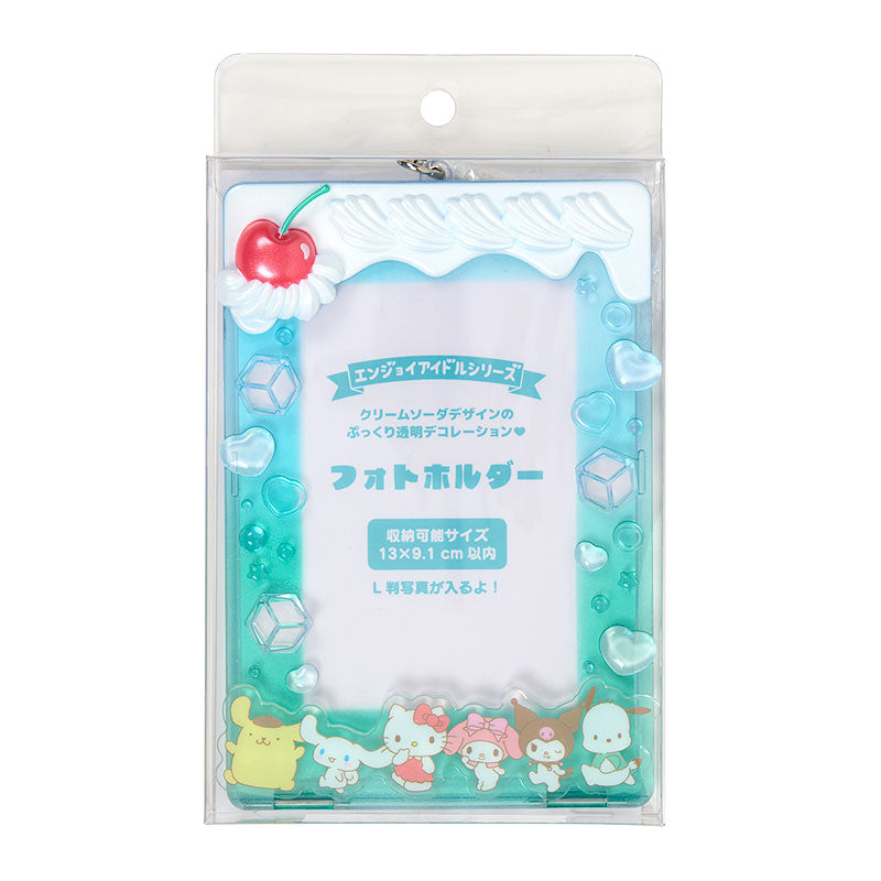 Sanrio Characters Cream Soda Enjoy Idol ID Trading Card Holder