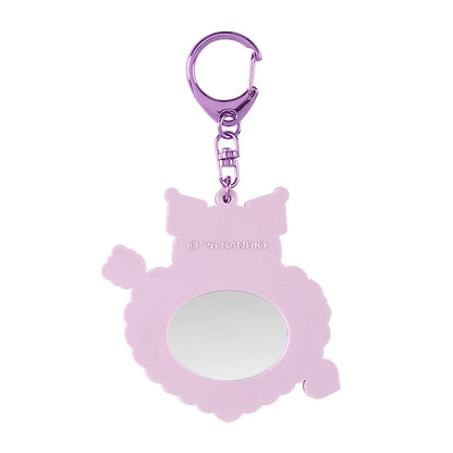 Kuromi School Keyring with Mirror