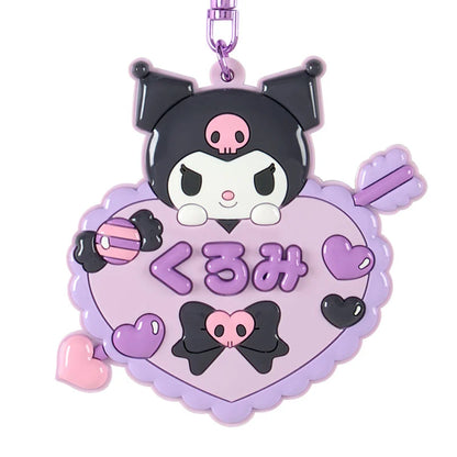 Kuromi School Keyring with Mirror