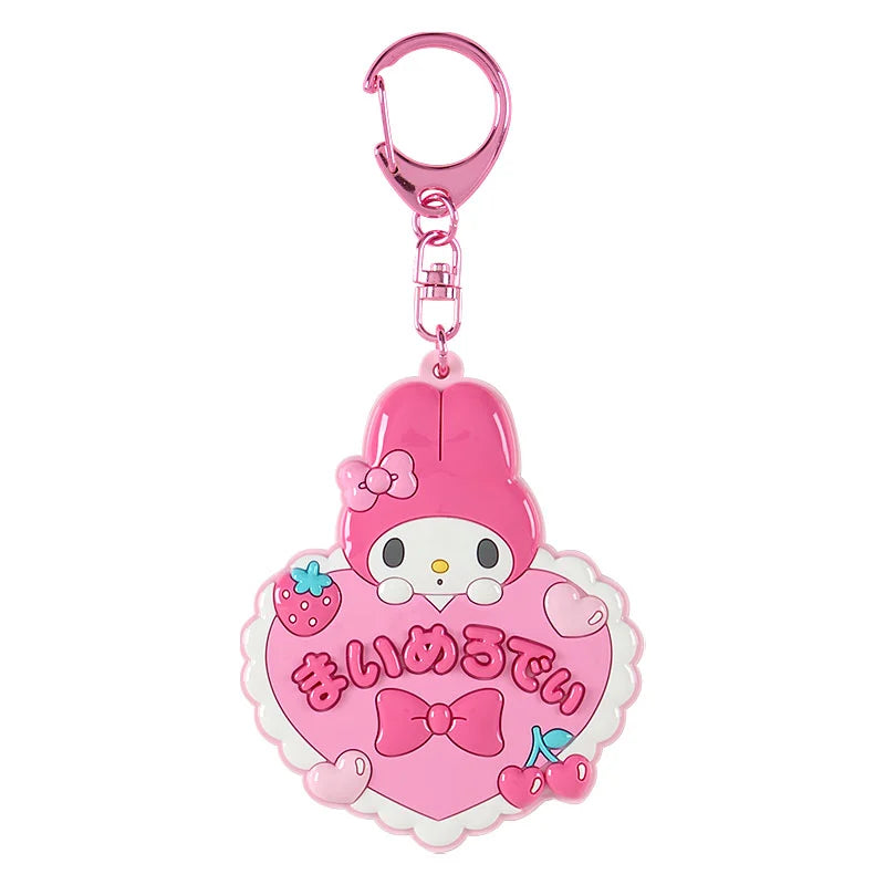 My Melody School Keyring with Mirror
