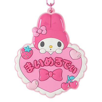 My Melody School Keyring with Mirror