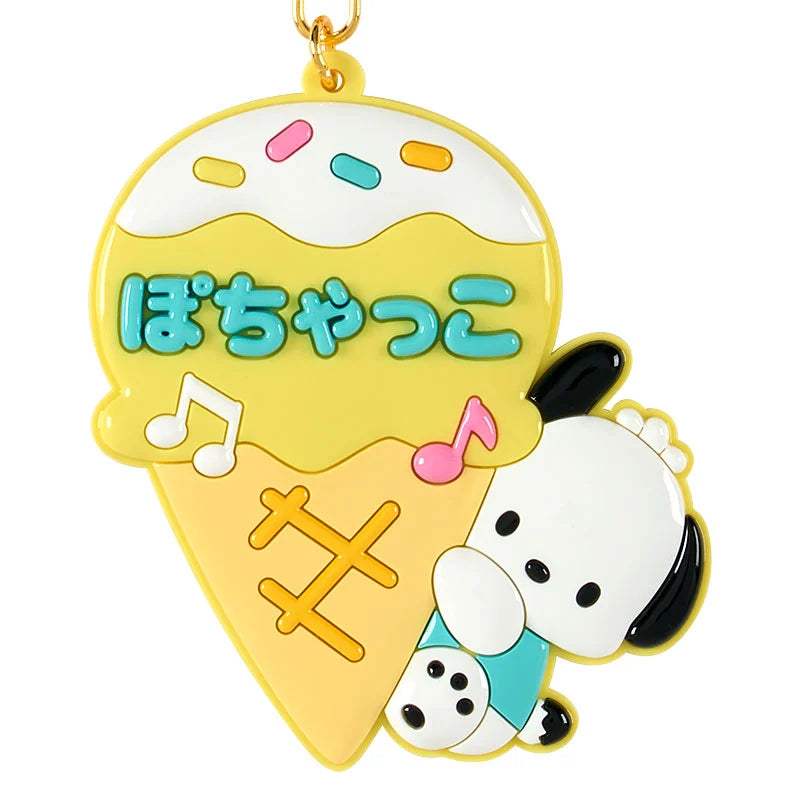 Pochacco School Keyring with Mirror