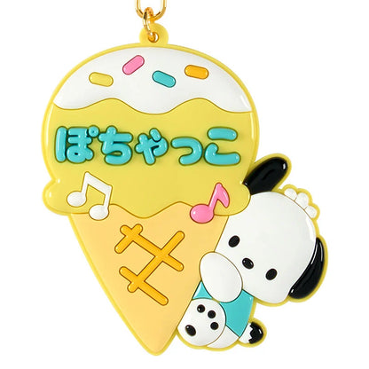 Pochacco School Keyring with Mirror