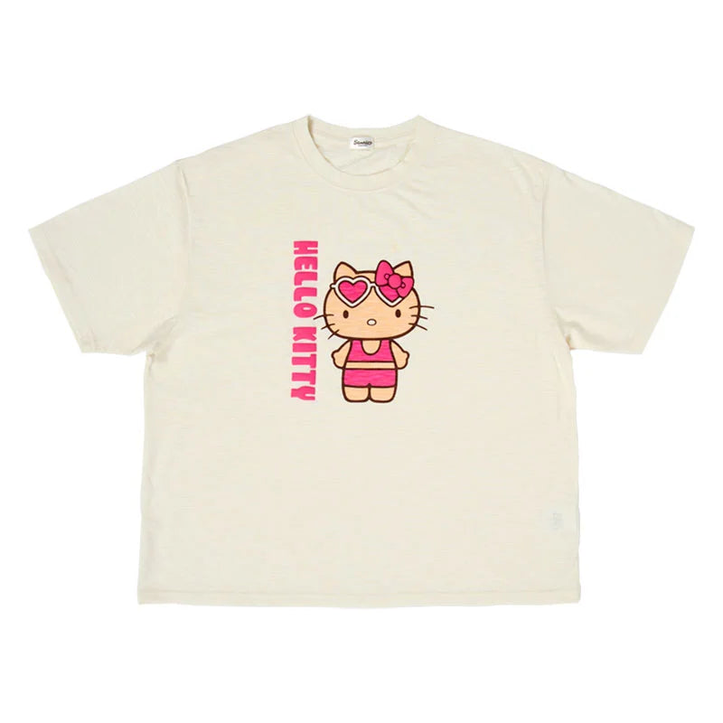 Hello Kitty Suntan Puff Print T-Shirt