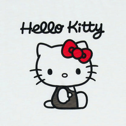 Hello Kitty White Puff Print T-Shirt