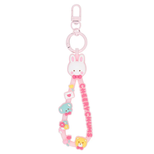 Cheery Chums Rubber Strap Keyring