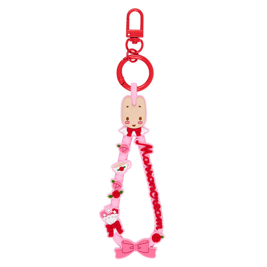 Marroncream Rubber Strap Keyring
