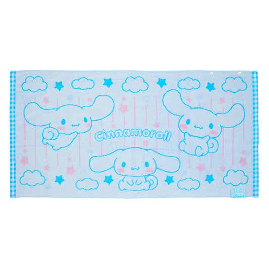 Cinnamoroll Bath Towel with Snap Buttons