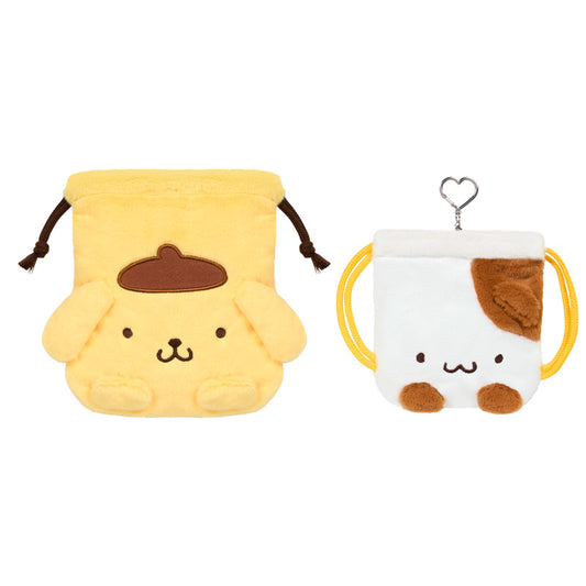 Pompompurin Friend Drawstring Bag Set