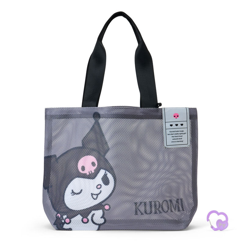 Kuromi Mesh Big Tote Bag