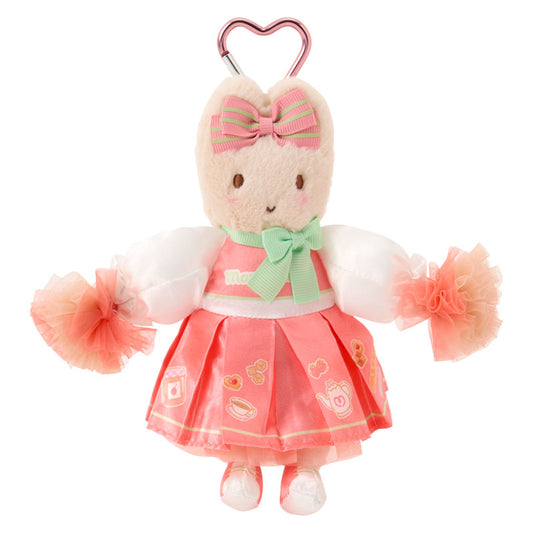 Marroncream Cheeristails Keyring with Mascot