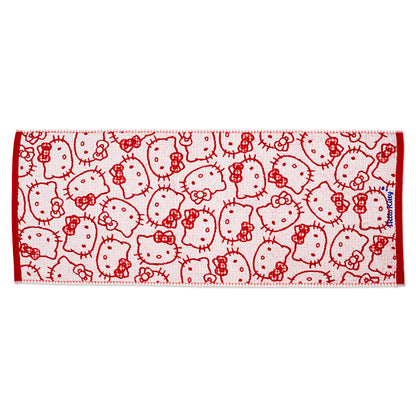Sanrio Characters Face Pattern Bath Towel