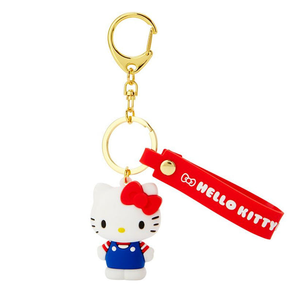 Sanrio Characters Key Ring with Plastic Mascot