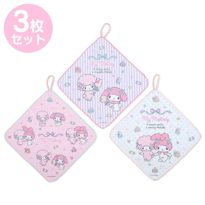 Sanrio Character 3 Piece Wash Towel Set