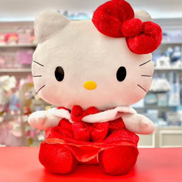 Hello Kitty Red Dress Cape Plush