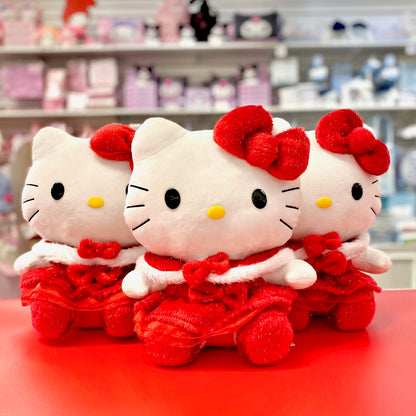 Hello Kitty Red Dress Cape Plush