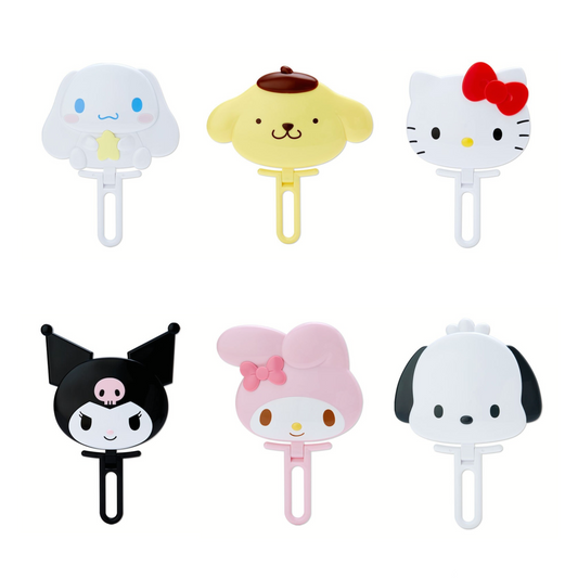 Sanrio Characters Die-cut Folding Mirror