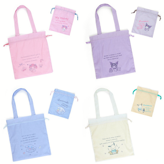 Sanrio Characters Draw String and Tote Bag