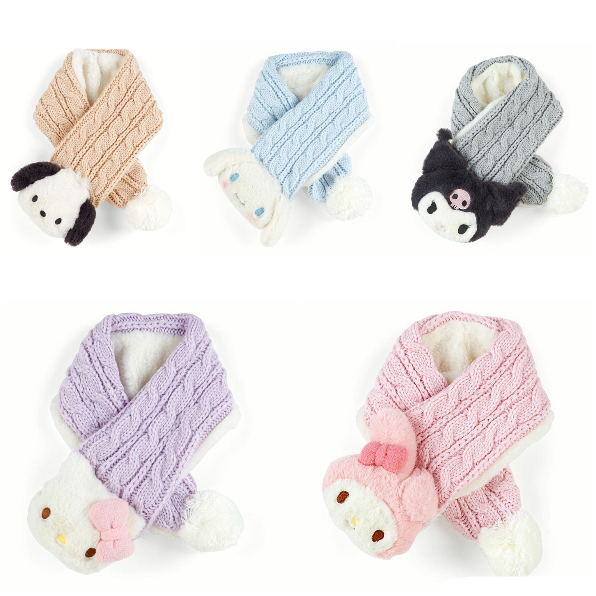 Sanrio Character Knit Scarf